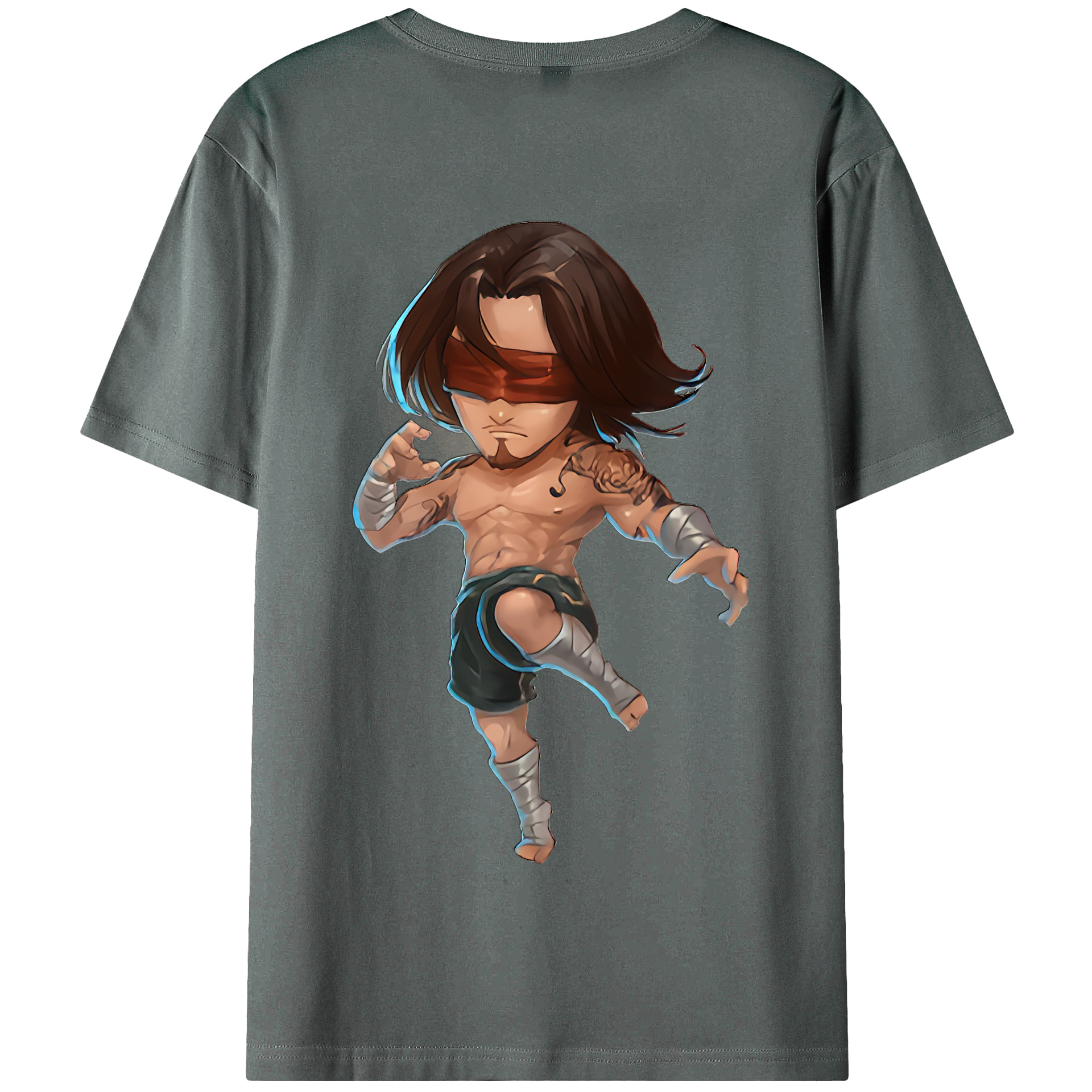 リーグ・オブ・レジェンド League of Legends LOL 綿100％半袖Tシャツ（背面プリント）